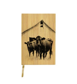 Cows With White Barn Journal